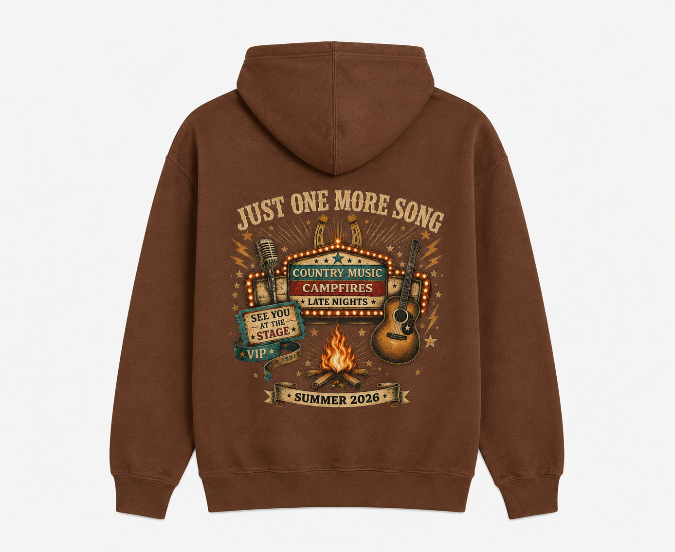 Retro Summer Concert Hoodie