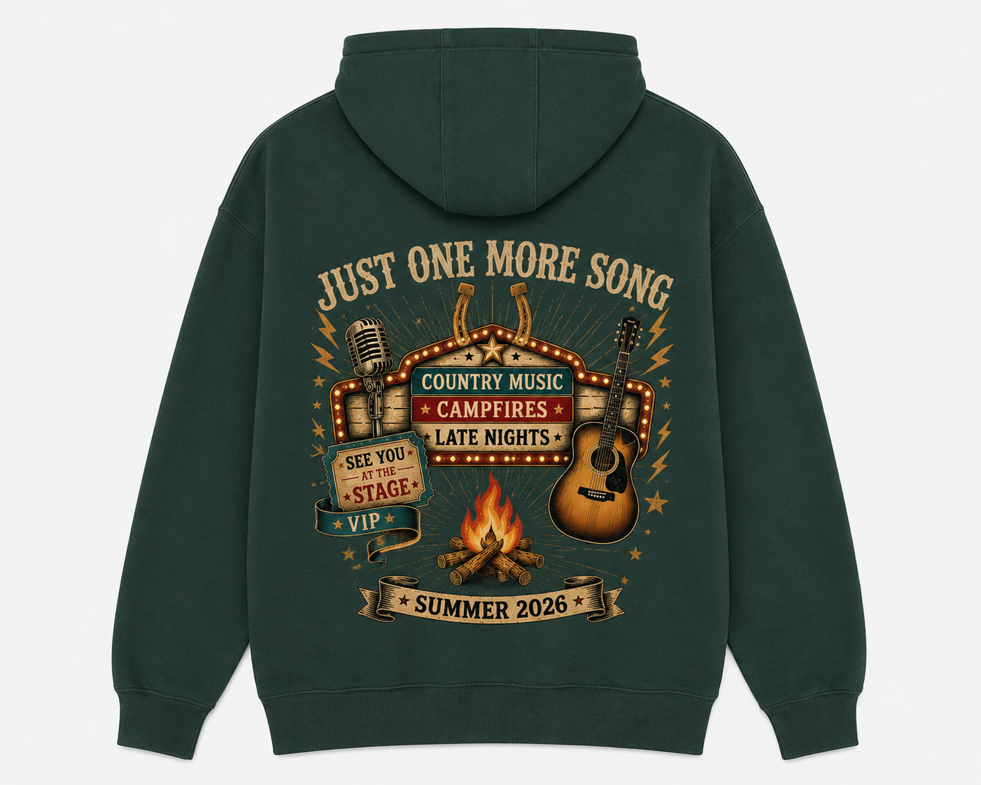 Retro Summer Concert Hoodie