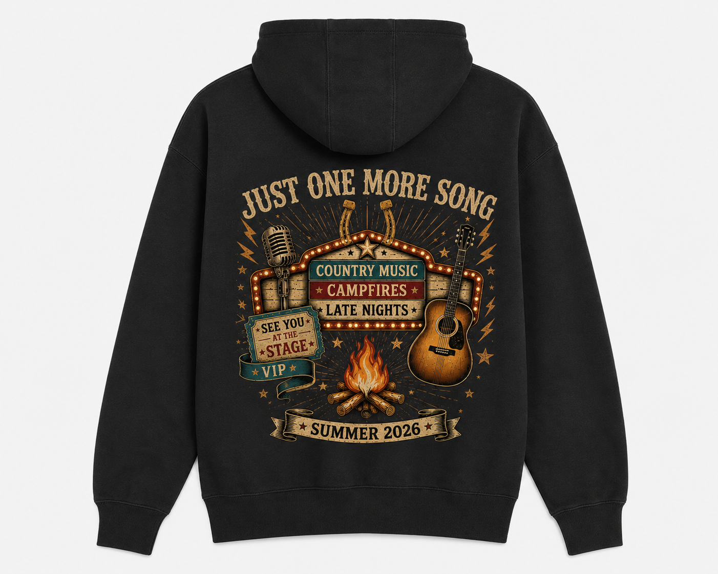 Retro Summer Concert Hoodie