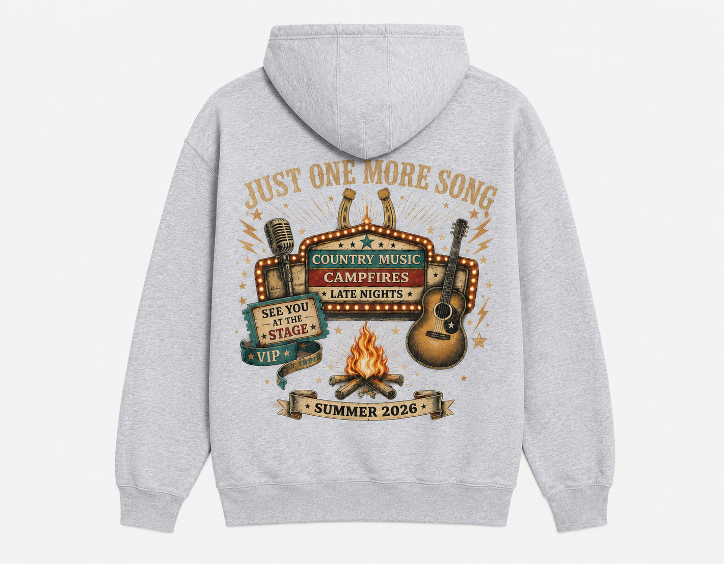 Retro Summer Concert Hoodie