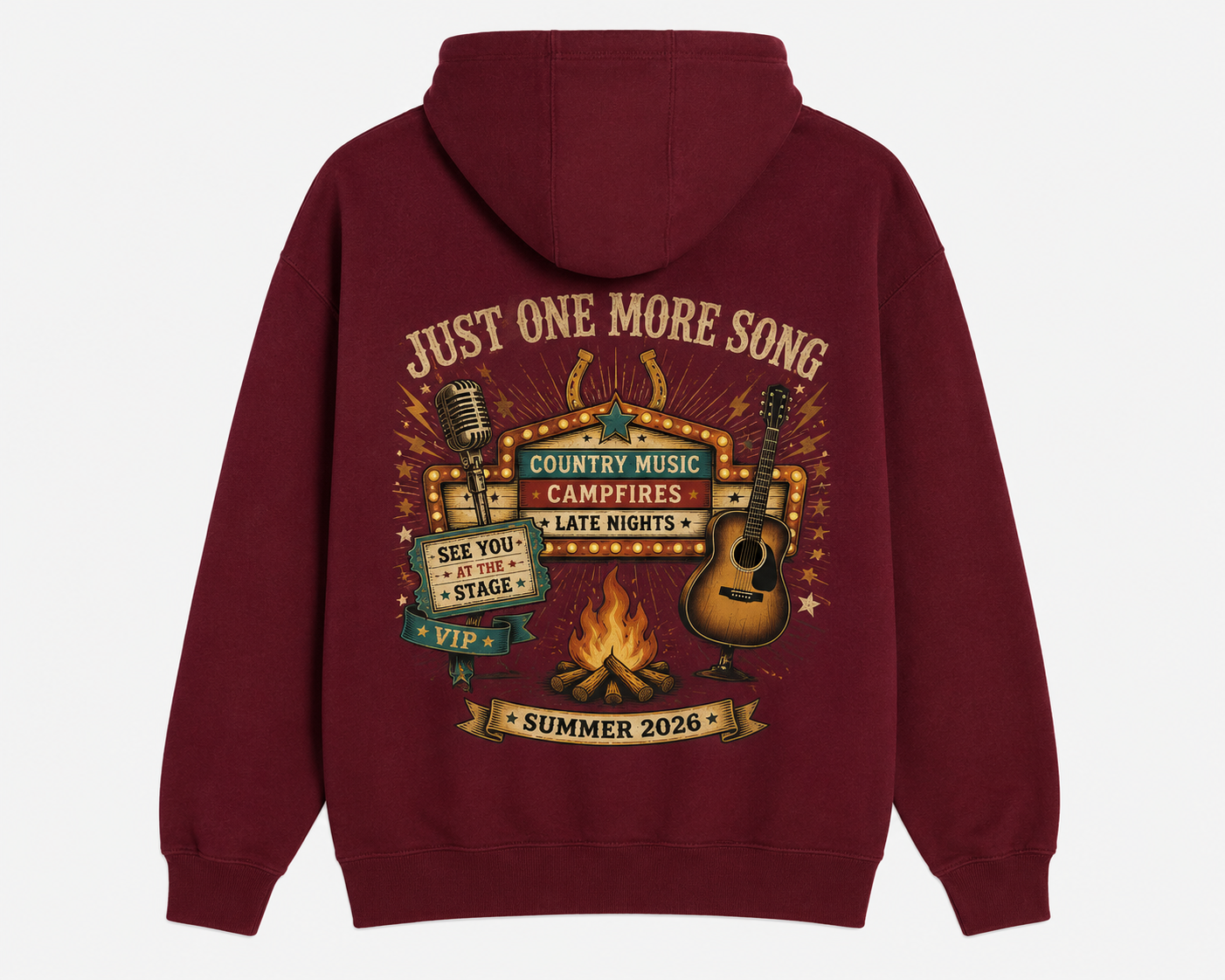 Retro Summer Concert Hoodie