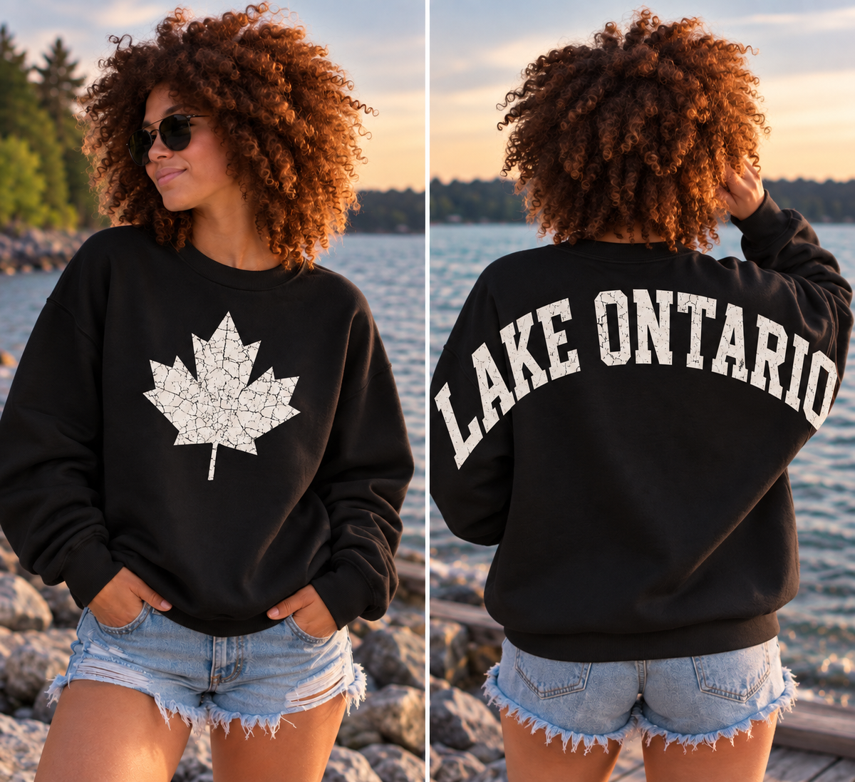 LAKE ONTARIO — Sleeve-to-Sleeve Crewneck