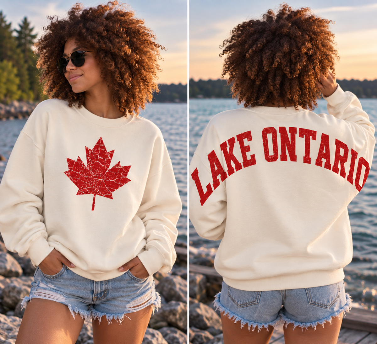 LAKE ONTARIO — Sleeve-to-Sleeve Crewneck