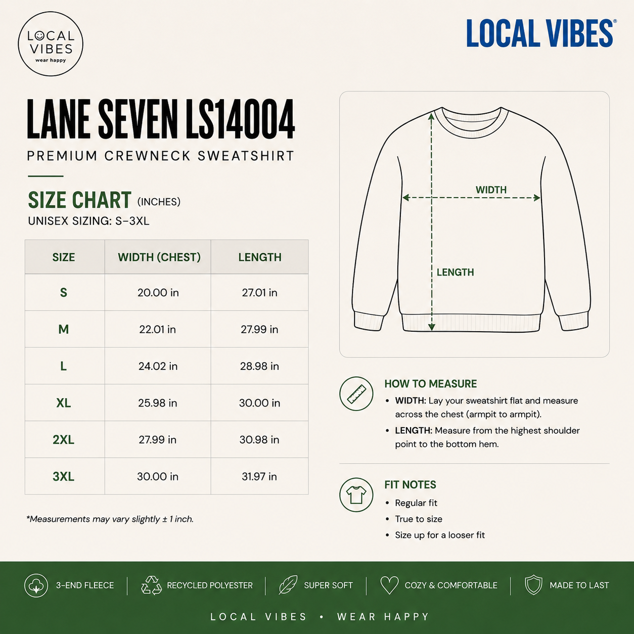 Rainbow GEORGIAN BAY Crewneck - CLOSED